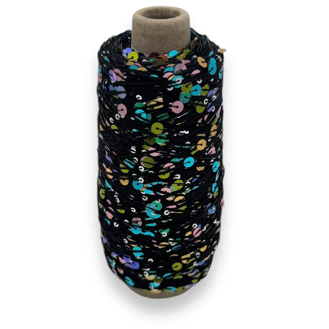 ALLES PAILLETTI! Black - 200g Sequin Yarn