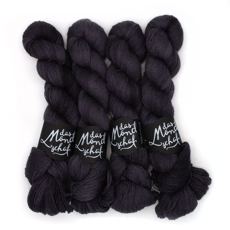 BLACK HOLE - 100g Alpaca Cashmere Lace