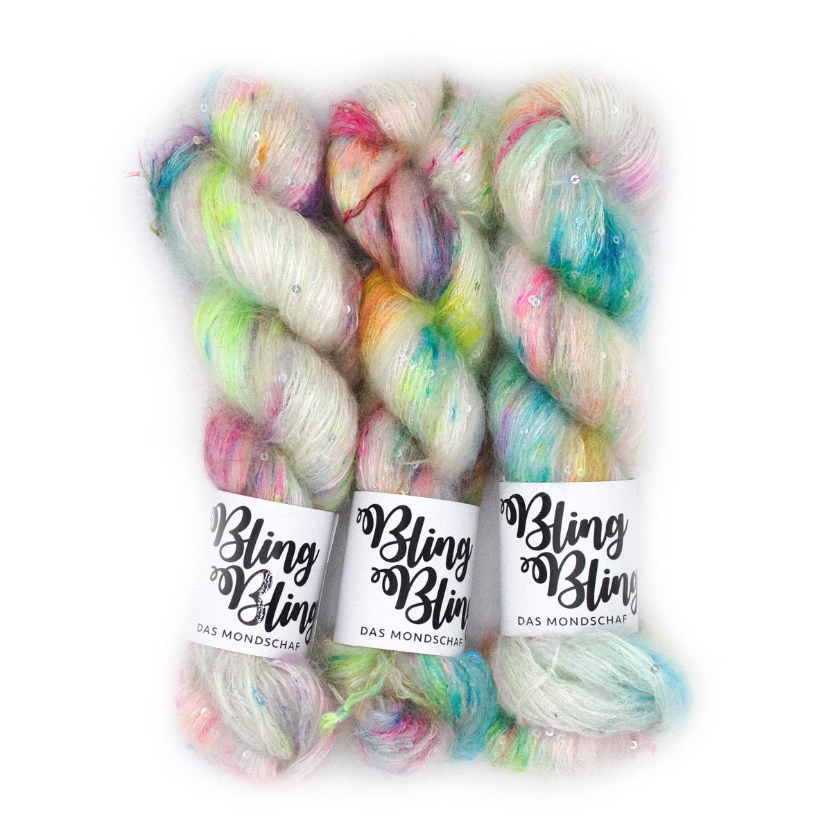 EINHORNPUPS - 50g Mohair Silk Nylon Sequin