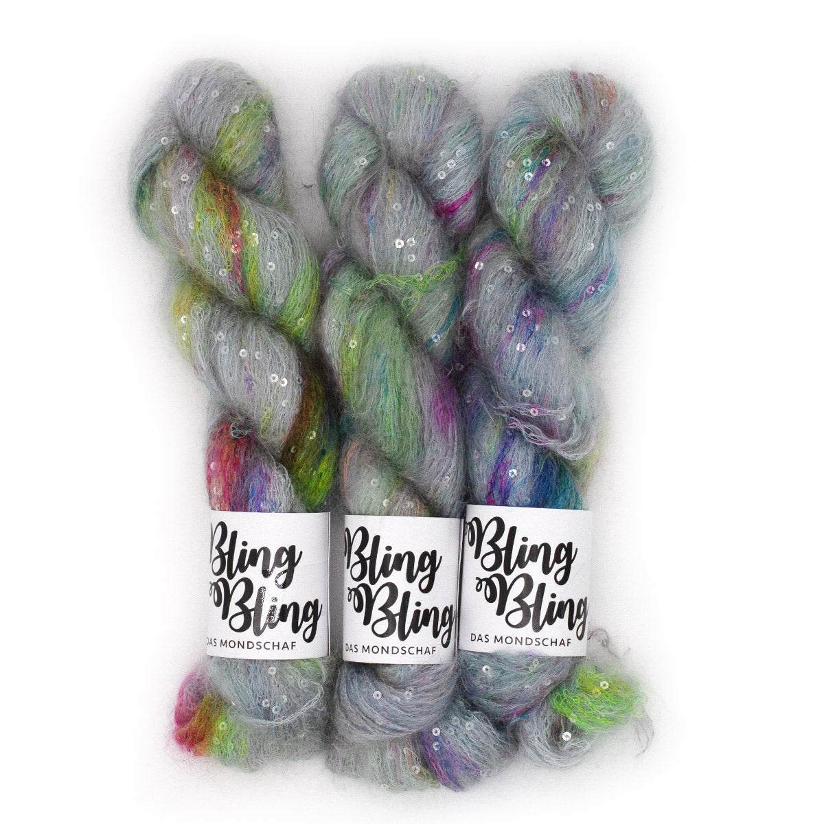 GREYCORN - 50g Mohair Silk Nylon Sequin