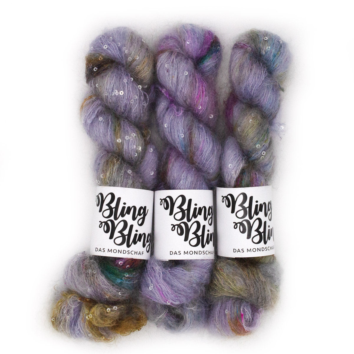 HOUSE OF MIRRORS - 50g Mohair Silk Nylon Sequin
