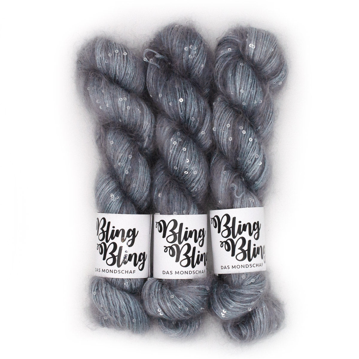 SEVEN OF NINE - 50g Mohair Silk Nylon Sequin