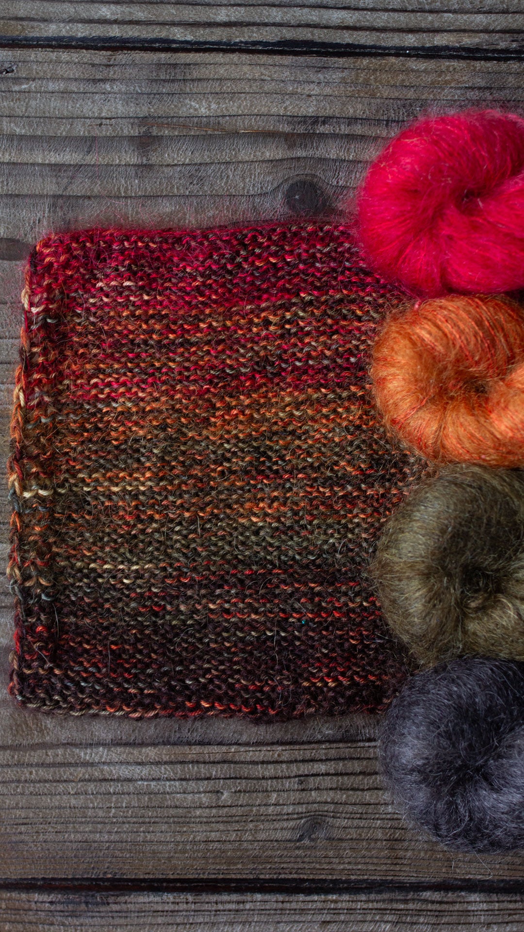 "Campfire" Farbverlauf mit Kidsilk