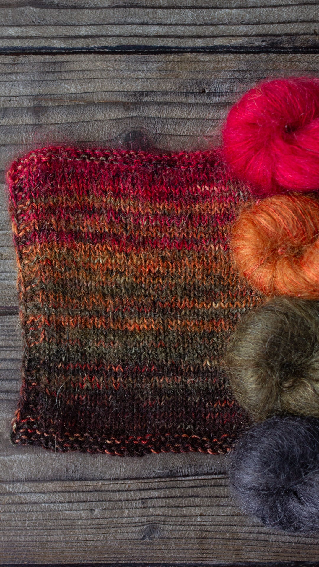 "Campfire" Farbverlauf mit Kidsilk
