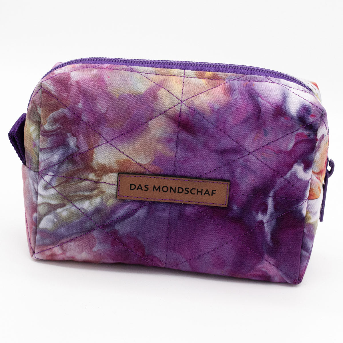 Diamond Täschchen handgenaht Ice-dye