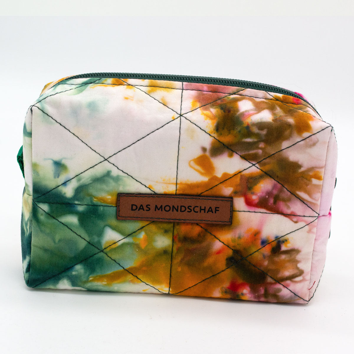 Diamond Täschchen handgenaeht Ice-dye