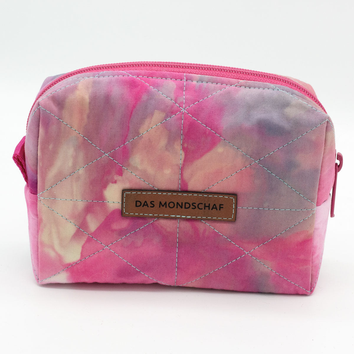 Diamond Täschchen handgenaeht Ice Dye