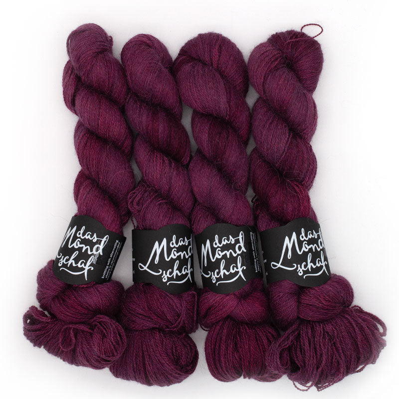 FIRE AND BLOOD - 100g Alpaca Cashmere Lace