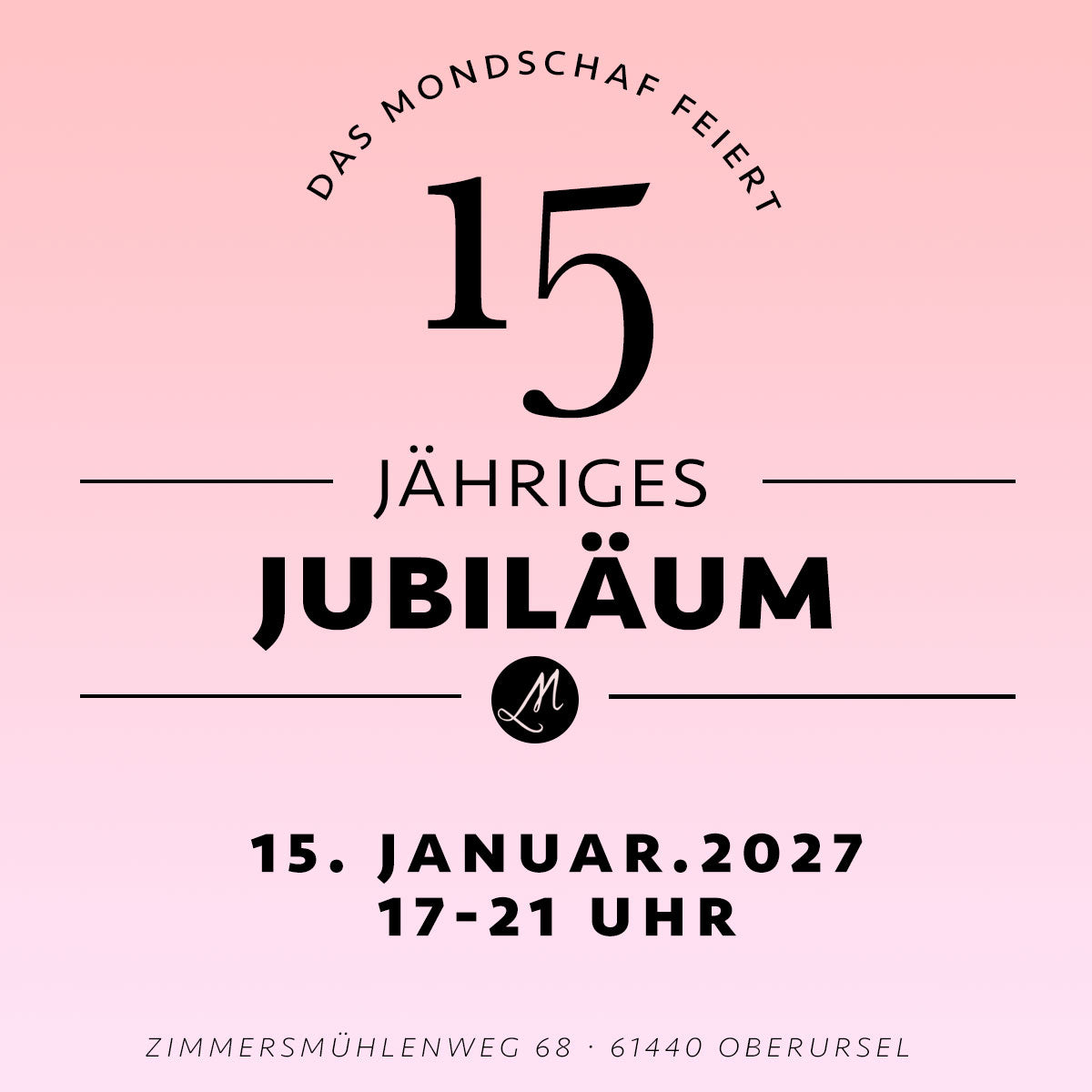 After-Work-Jubiläums-Feier am 15. Januar 2027