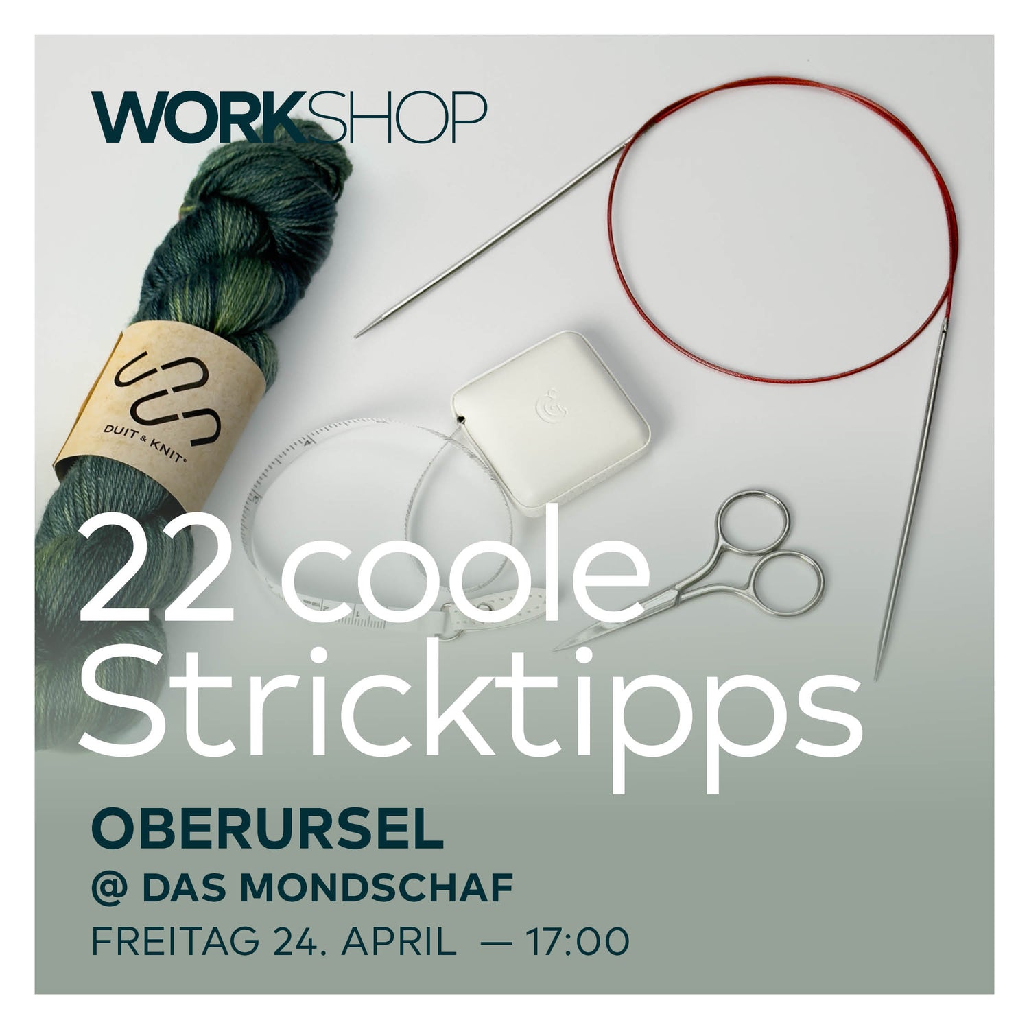 22 coole Stricktipps am 24.04.2026 mit Thorsten Duit