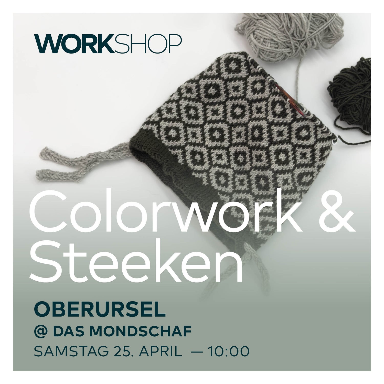 Workshop Colorwork & Steeken am 25.04.2026 mit Thorsten Duit
