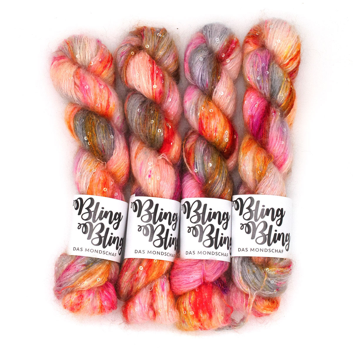ROSEBUD - 50g Mohair Silk Nylon Sequin