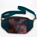 CROISSANT Gürteltasche handgenäht Ice Dye