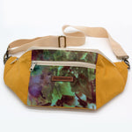 FAT CROISSANT Gürteltasche handgenäht Icedye