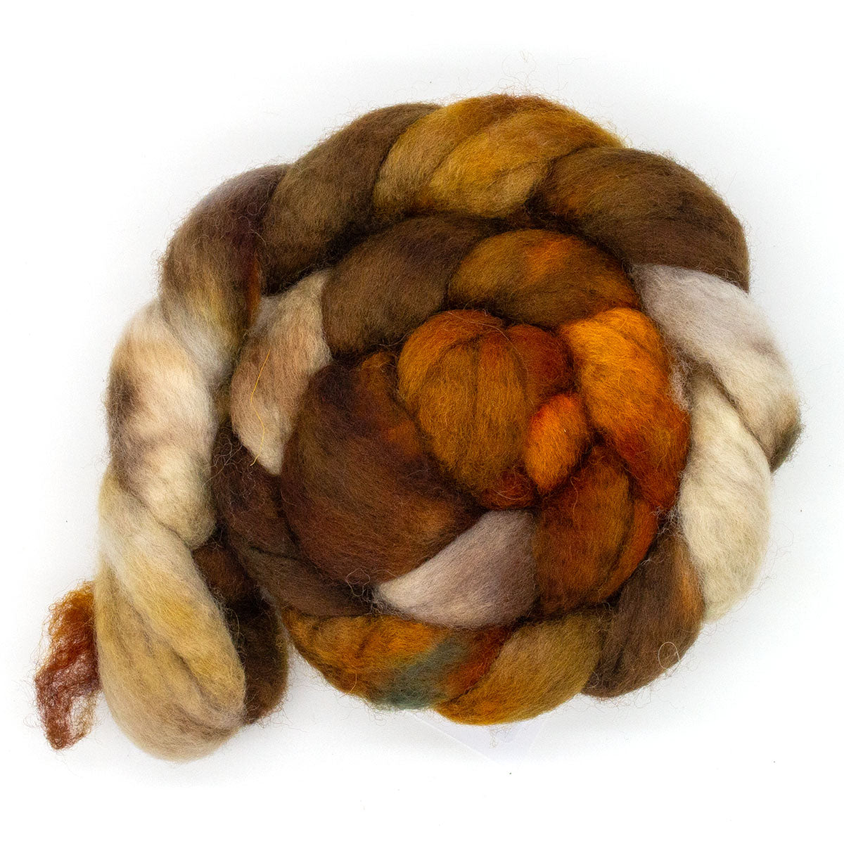 Handgefärbter KAMMZUG 125g Bluefaced Leicester