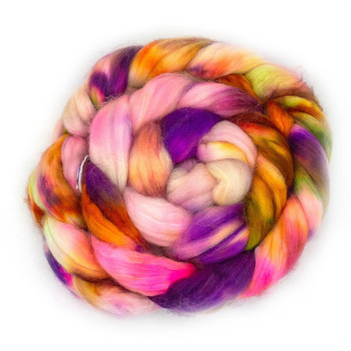 handgefärbter Kammzug 125g Merino Nylon