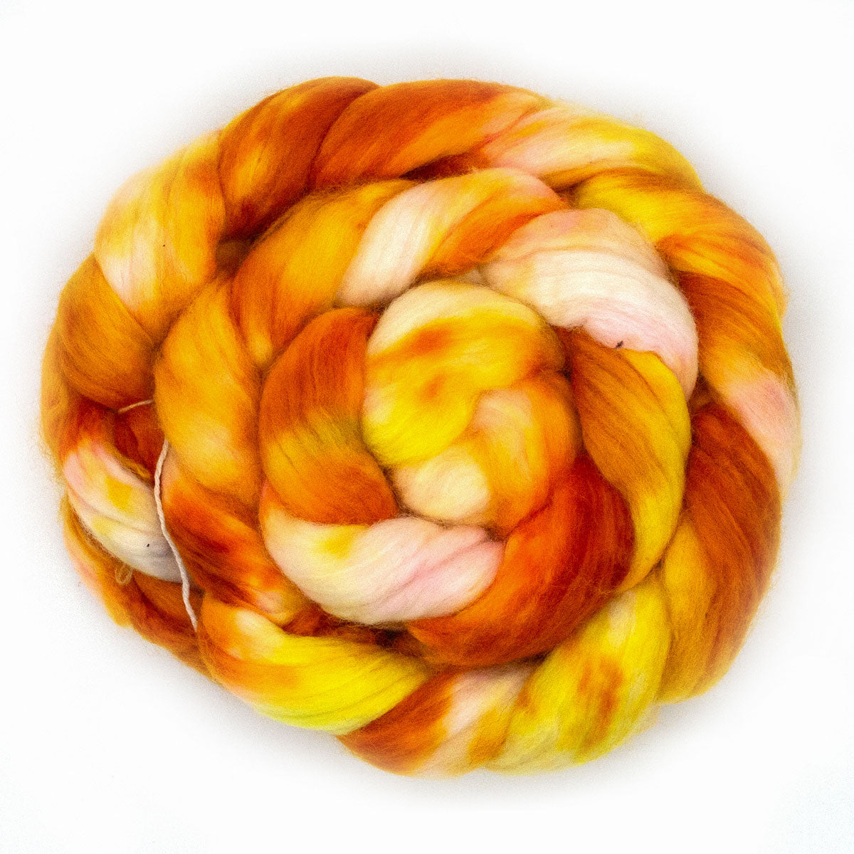 handgefärbter Kammzug 125g Merino Nylon