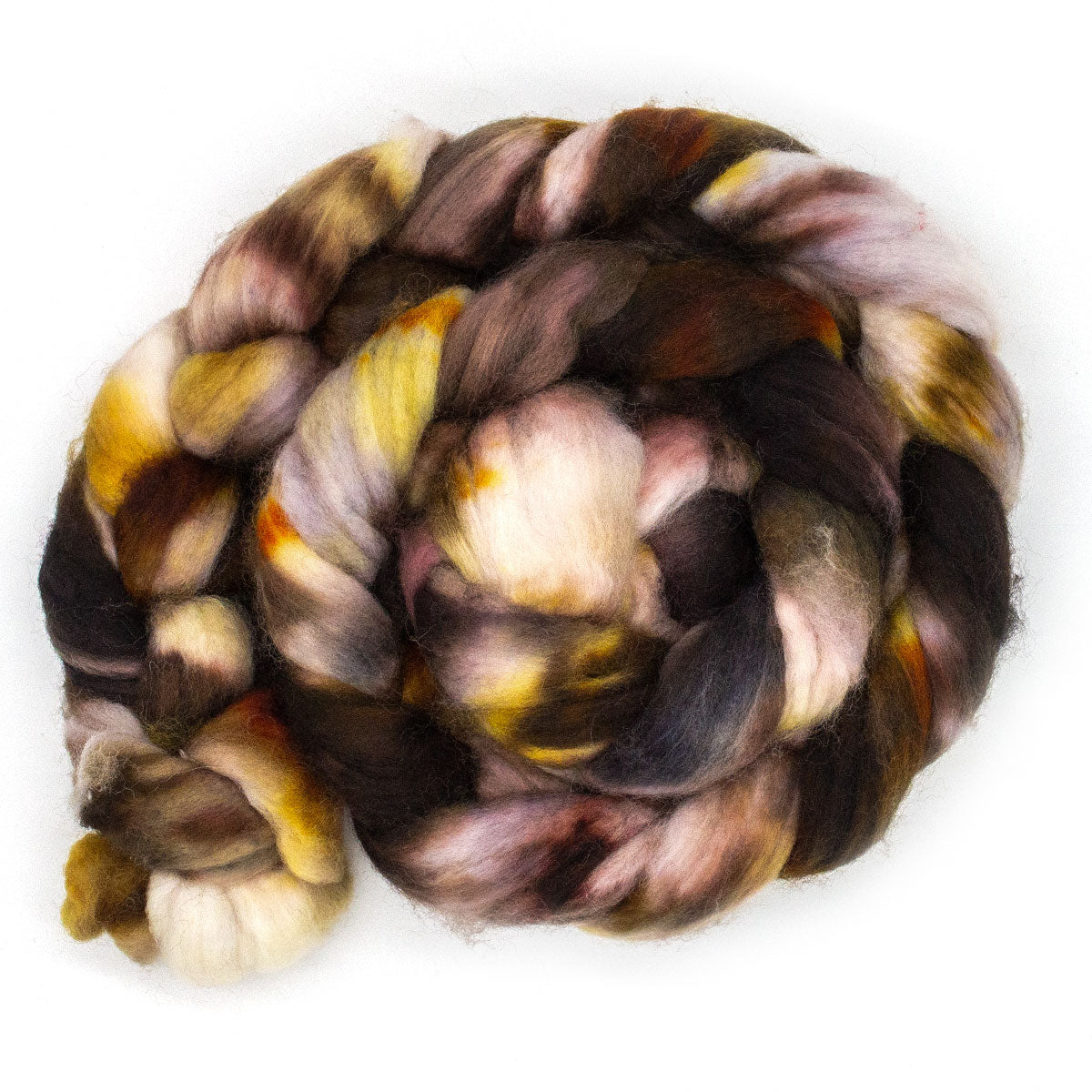 handgefärbter Kammzug 125g Merino Nylon