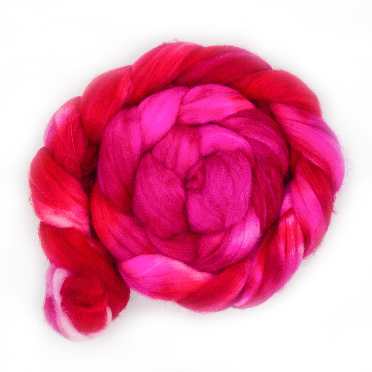 handgefärbter Kammzug 125g Merino Nylon