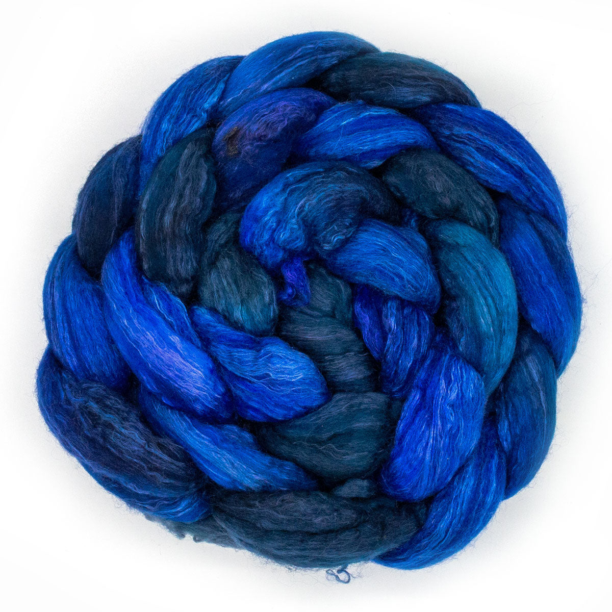 Handgefärbter KAMMZUG 125g Merino Seide