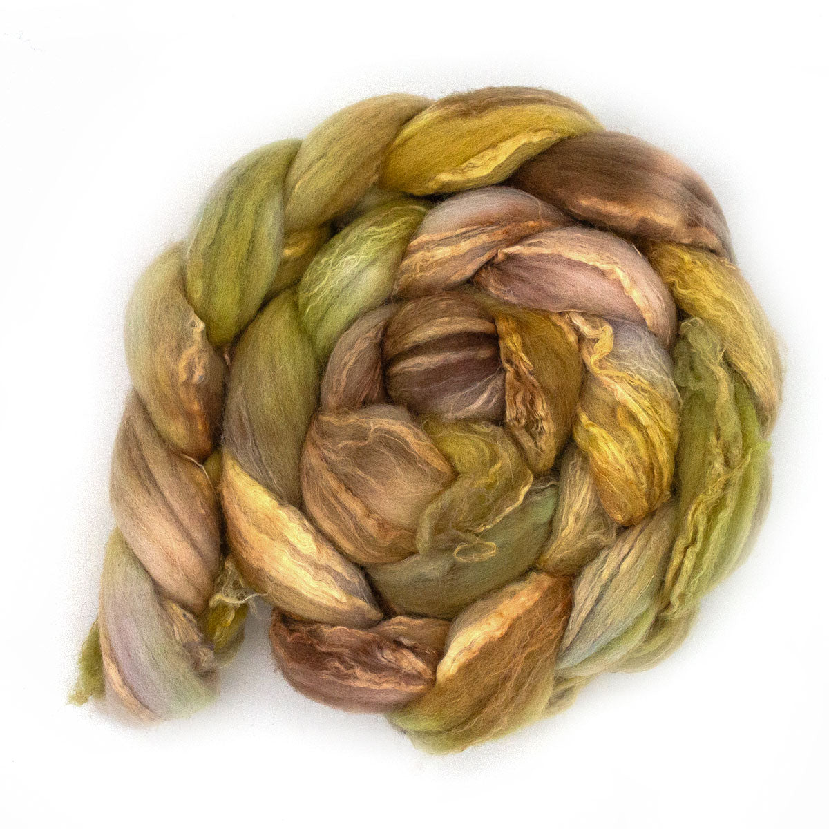 Handgefärbter Kammzug 125g Merino Soja