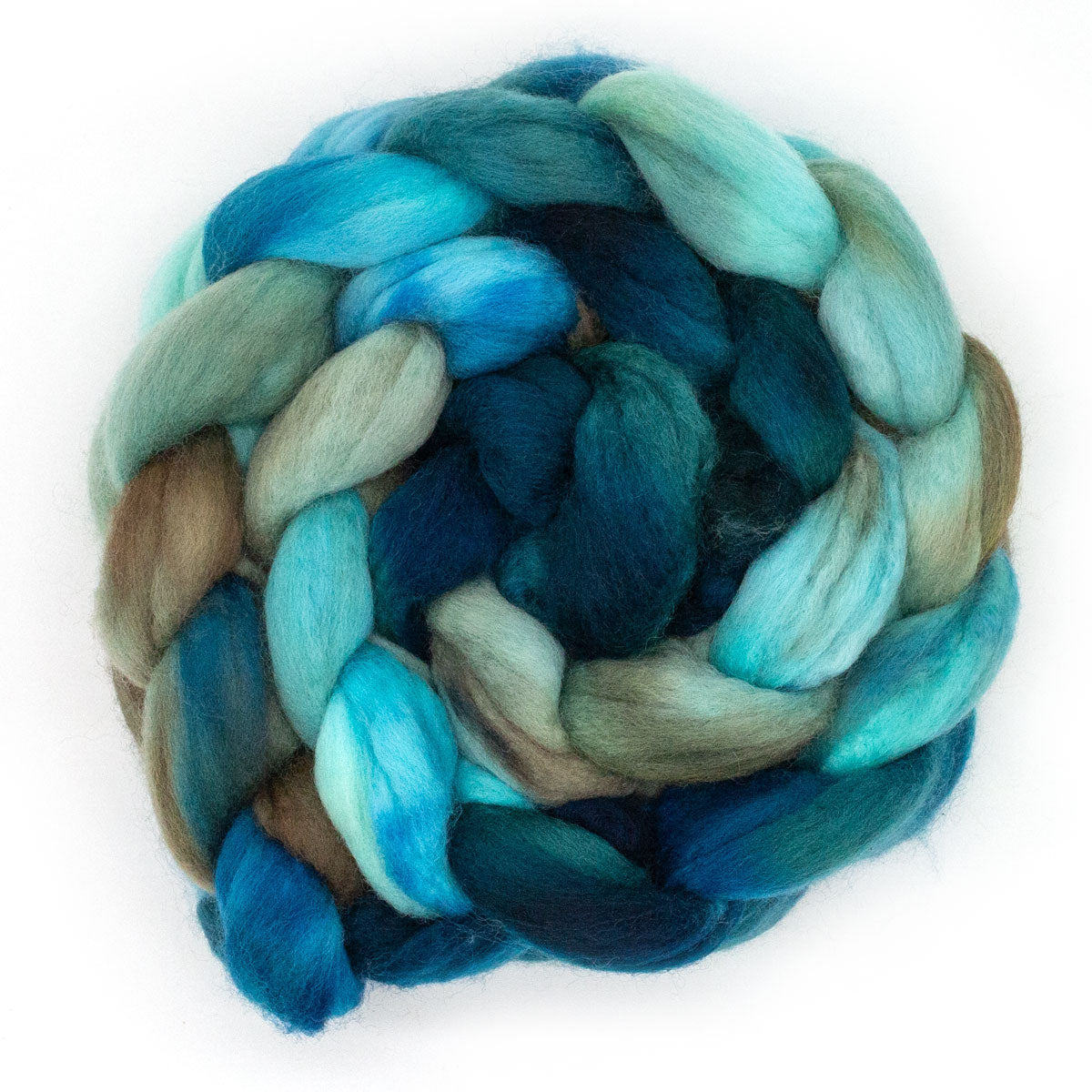 Handgefärbter Kammzug 125g Polwarth