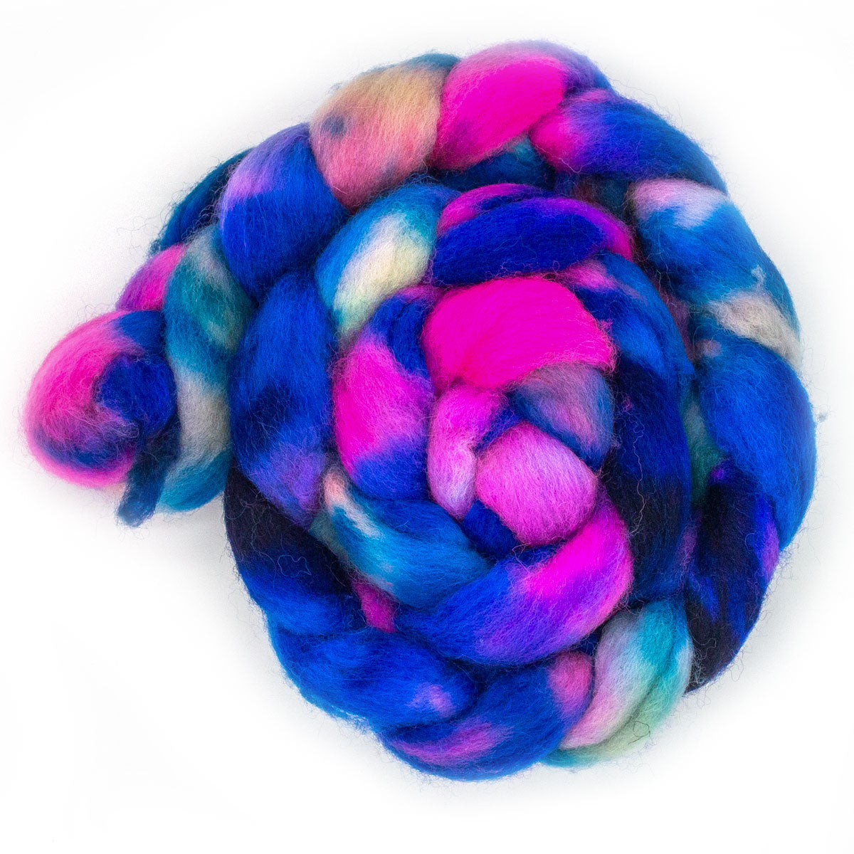 Handgefärbter Kammzug 125g Shetland