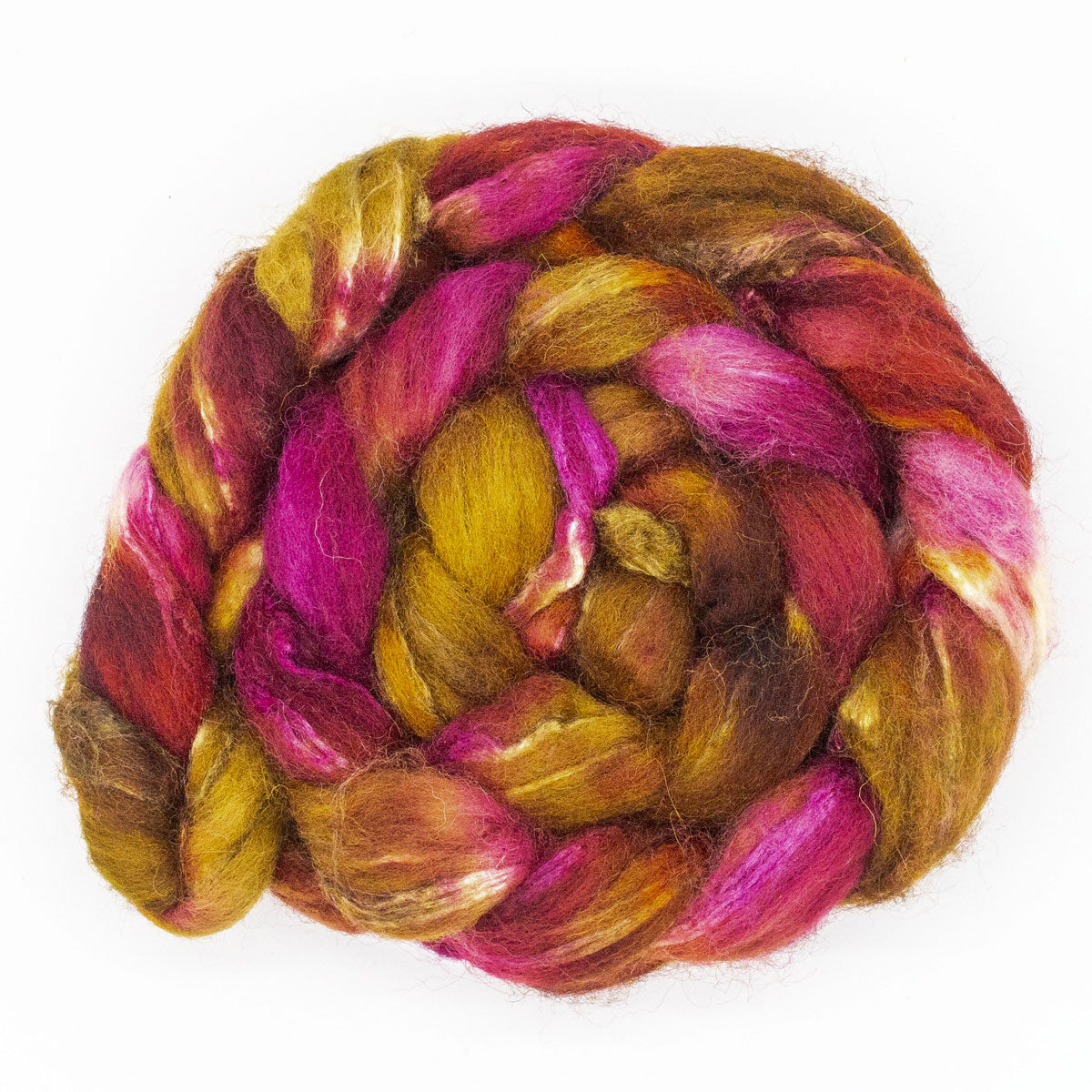 Hand-dyed Roving shetland 125g