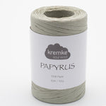 Kremke PAPYRUS grüngrau Papier-Garn