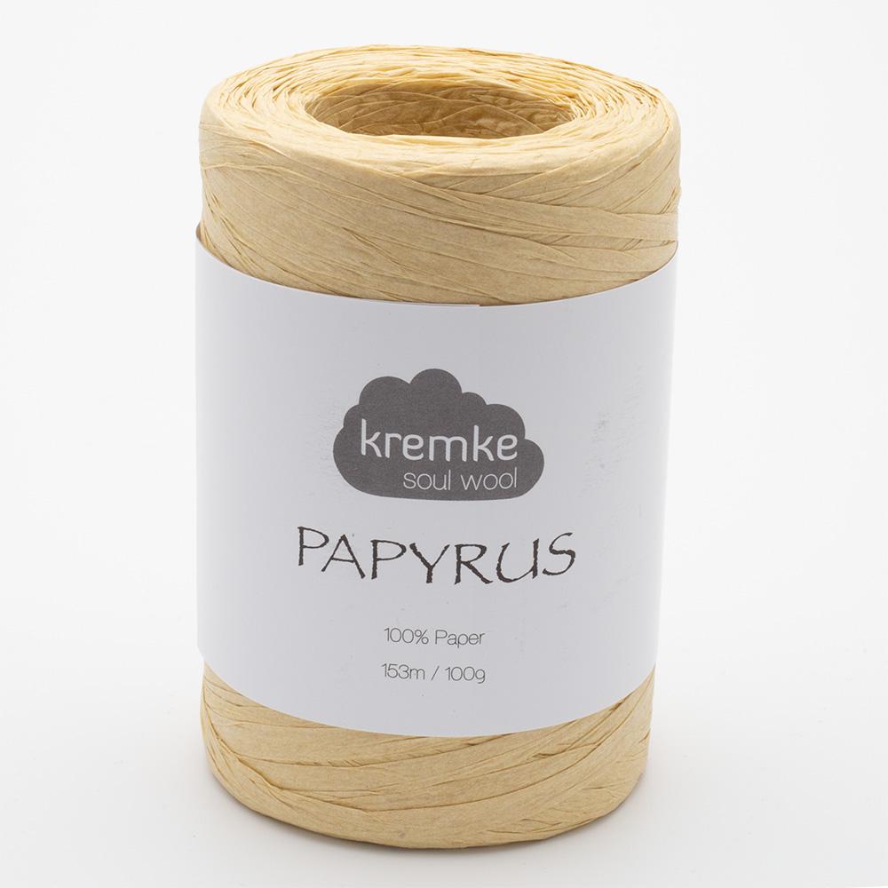 Kremke PAPYRUS sand - 25g Paper-Yarn