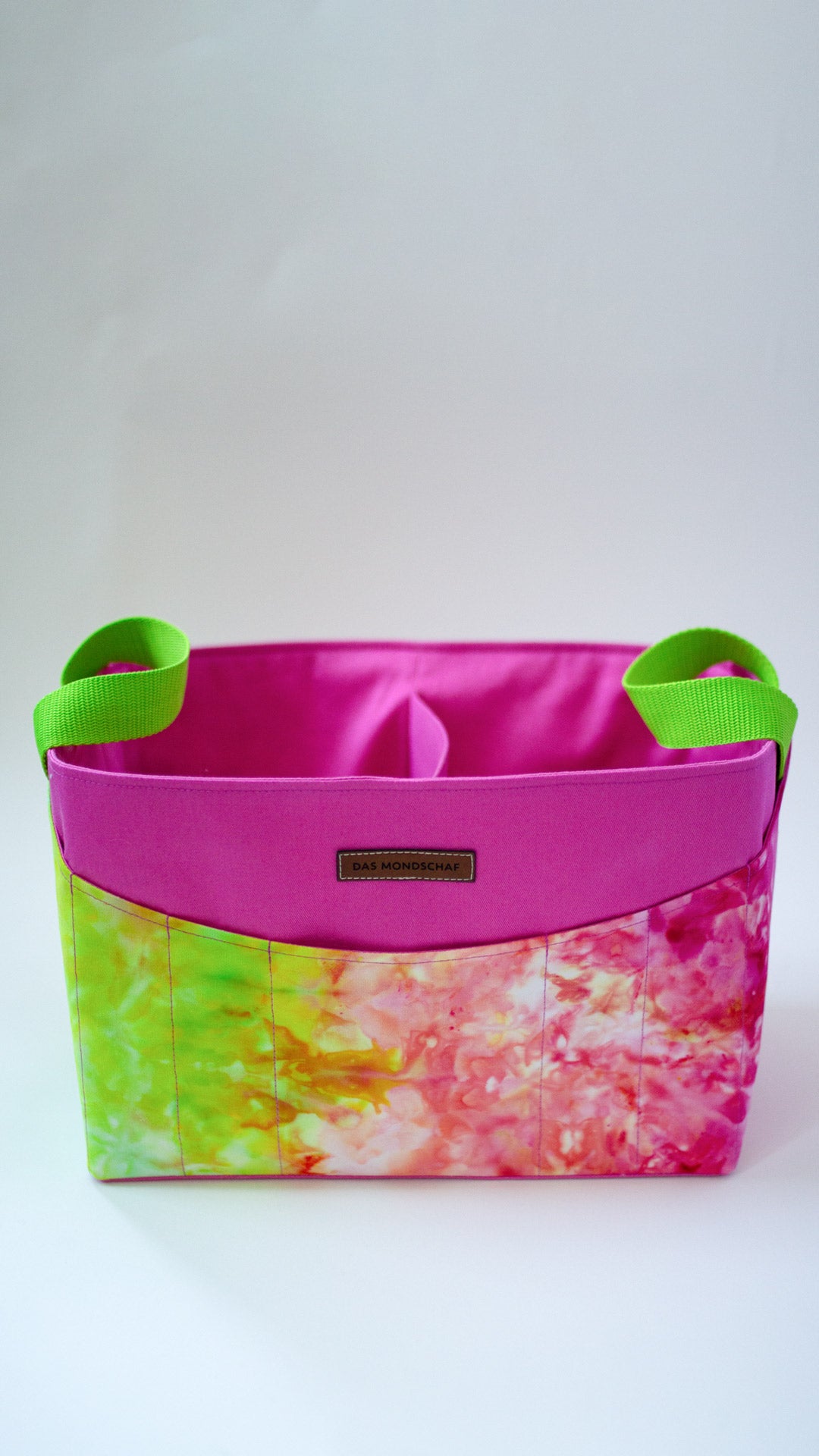 Körbchen aus handgefärbtem Stoff